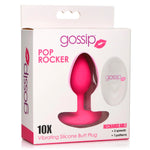 Gossip Pop Rocker 10x Vibrating Silicone Plug